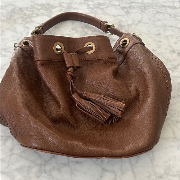 Boden Tan Leather Hobo Bag - Picture 6 of 10